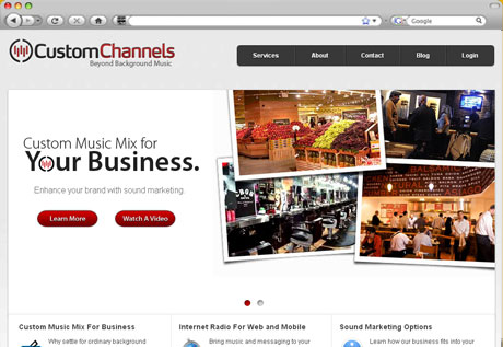 Custom Channels Home Page